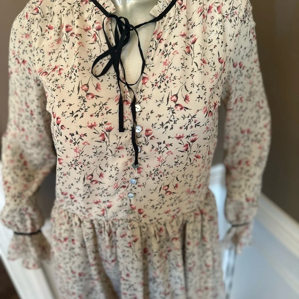 NWT Lost & Wander Floral Mini Dress Sz XS